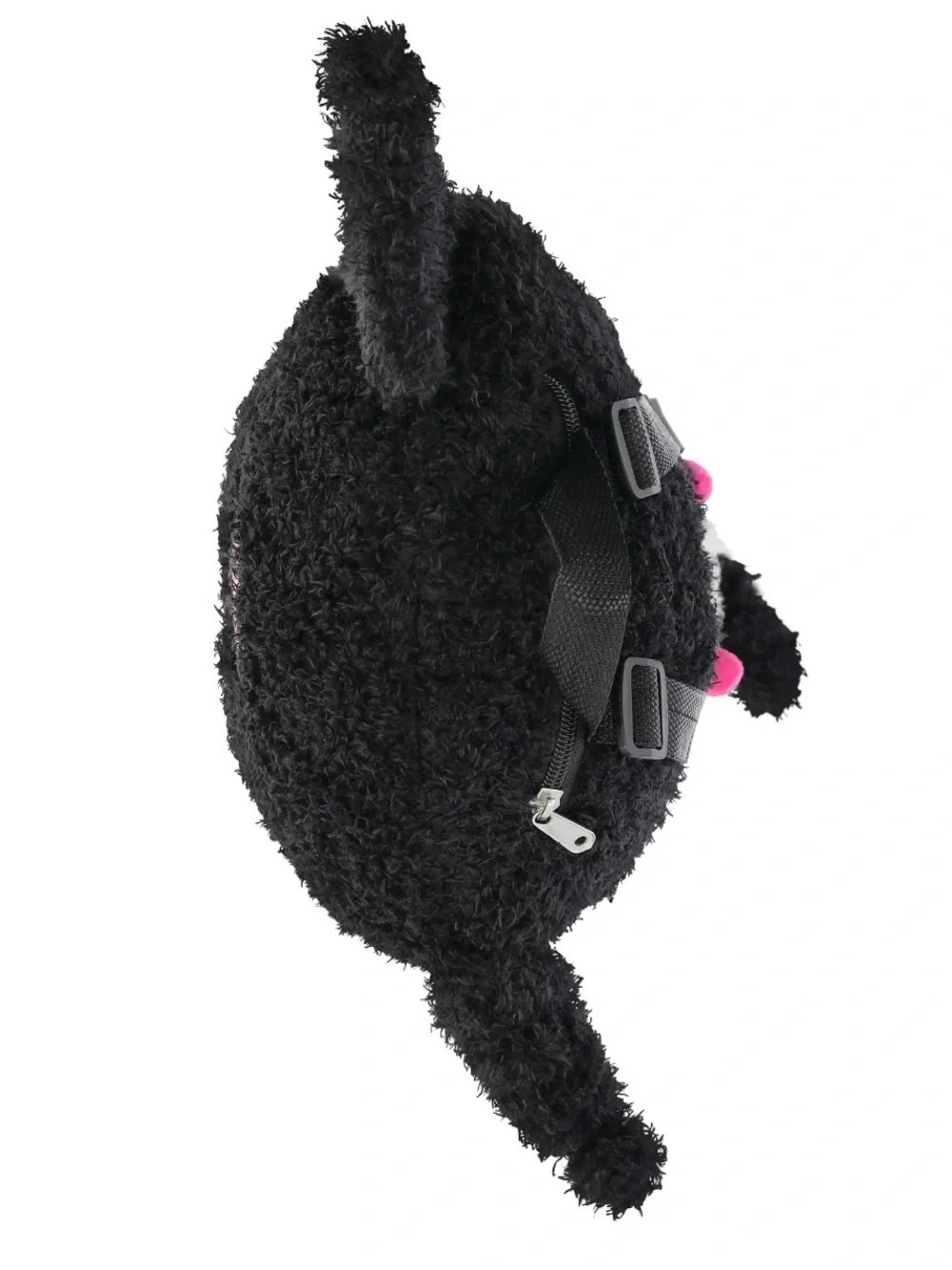 Hello Kitty and Friends Girls 12.5” Kuromi Plush Backpack, Black